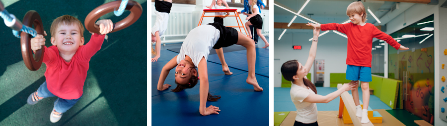 Image of Gymnastics Workshop for young people with vision loss.